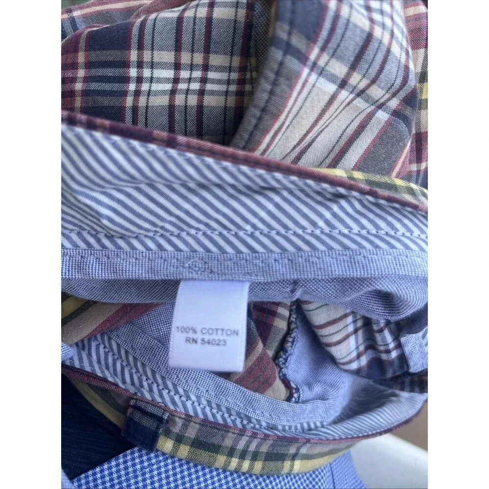 BANANA REPUBLIC Men's Plaid Shorts Summer Fun 100% Cotton Size 36